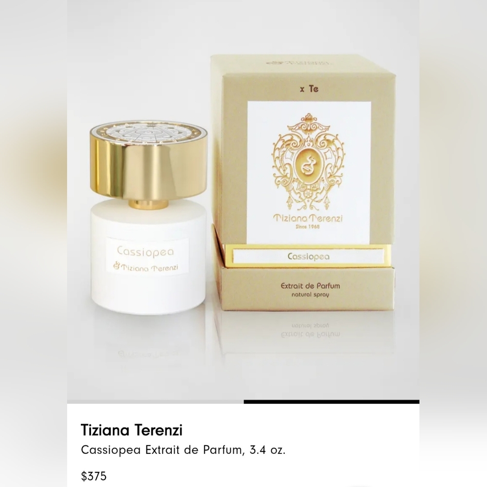 Tiziana Terenzi Cassiopea Extrait de Parfum - Gold and White